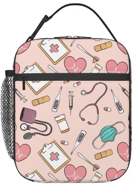 No.18 Stili 26X21X11CM Komik Hemşire Yalıtımlı Öğle Yemeği Çantası Açık Hemşirelik Sızdırmaz Termal Soğutucu Bento Kutusu Kadın Çocuklar Için (Yurt Dışından) modelleri