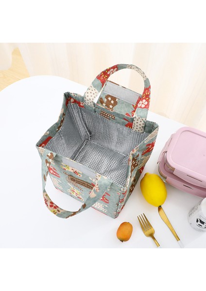 Ymzx Stili Yalıtım Öğle Yemeği Kutusu Çantası Ofis Çalışanı Çanta Öğrenci Çocuk Büyük Kapasiteli Alüminyum Folyo Kalınlaşmış Sevimli Öğle Yemeği Çantaları Lonchera (Yurt Dışından) indirimleri