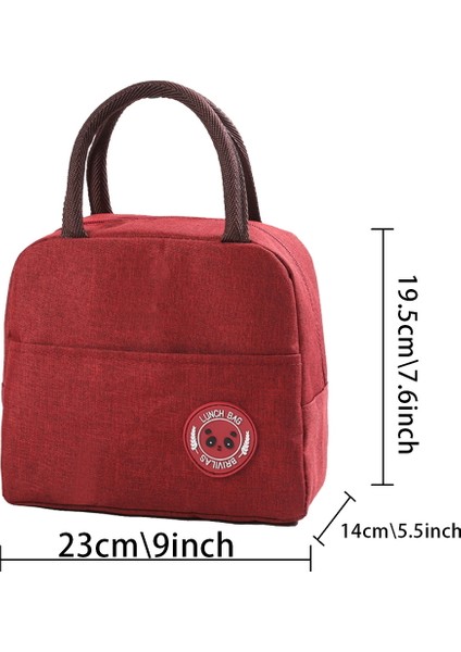 Siyah Stil Kadın Öğle Yemeği Çanta Çanta Seyahat Termal Kutusu Kız Okul Çocuk Uygun Öğle Yemeği Çantası Tote Buz Paketi Gıda Bagrint (Yurt Dışından) fiyatları