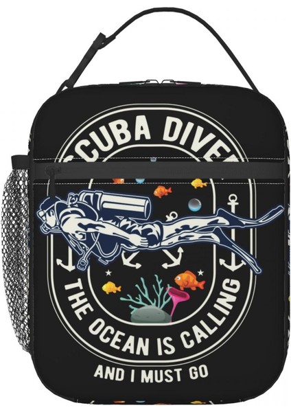 No.14 Tarzı 26X21X11CM Tüplü Dalış Yalıtımlı Öğle Yemeği Çantaları Kadınlar Için Macera Okyanus Dalış Dalgıç Taşınabilir Soğutucu Termal Bento Kutusu Çalışma Okulu Seyahat (Yurt Dışından) modelleri