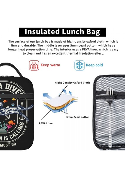 No.14 Tarzı 26X21X11CM Tüplü Dalış Yalıtımlı Öğle Yemeği Çantaları Kadınlar Için Macera Okyanus Dalış Dalgıç Taşınabilir Soğutucu Termal Bento Kutusu Çalışma Okulu Seyahat (Yurt Dışından) indirimleri