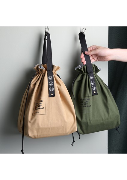 Sarı Tarzı Tuval Öğle Yemeği Çantası Bento Kutusu Çanta Açık Taşınabilir Yemek Konteyneri Okul Taze Gıda Saklama Çantası Aksesuarları (Yurt Dışından) indirimleri