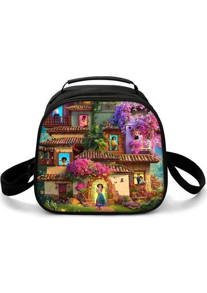 Mavi Stil Harajuku Yenilik Serin Komik Encanto 3D Baskılı Crossbody Çanta Yarım Daire Öğle Yemeği Kutusu Okul Gıda Öğle Yemeği Çantası Buz Torbaları (Yurt Dışından) fiyatları