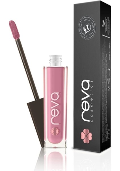 Creamy Matte Lip Gloss Cordovan - Mat Krem Dudak Parlatıcısı - No: 107 - Vegan & Temiz İçerik