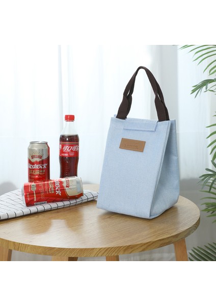 No.19 Tarzı Moda Öğle Yemeği Çantası Yalıtımlı Termal Renkli Kahvaltı Kutusu Çanta Kadın Taşınabilir El Paketi Seyahat Ürünleri Öğle Yemeği Çantası (Yurt Dışından) fırsatları