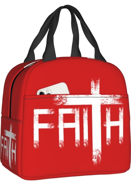 No.3 Tarzı 22X20X13CM Isa Mesih'e Inanıyorum Öğle Yemeği Çantası Termal Soğutucu Yalıtımlı Bento Kutusu Çocuk Kadınlar Için Çalışma Okulu Tote Çanta (Yurt Dışından)