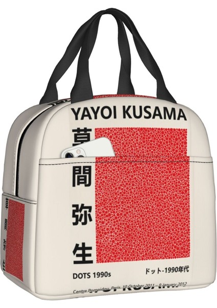 No.11 Tarzı 22X20X13CM Yayoi Kusama Balkabağı Sonsuza Yalıtımlı Öğle Yemeği Çantası Kamp Seyahat Için Soyut Sanat Taşınabilir Soğutucu Termal Yemek Kabı Kadın Çocuklar (Yurt Dışından)