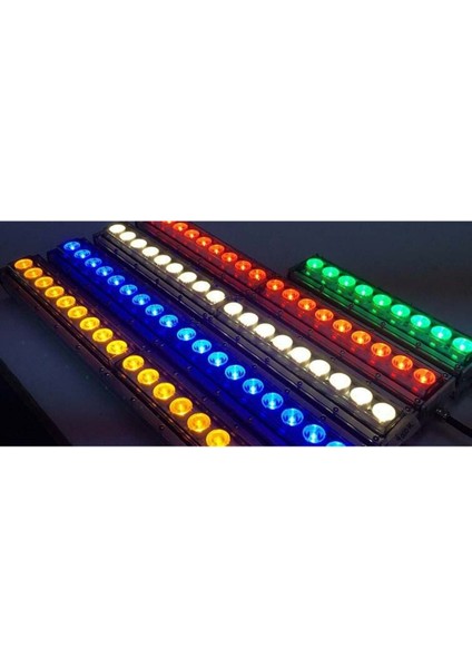 Çok Renkli Wallwasher 1 mt Rgb Kumandalı LED Aydınlatma   0 - 250 Watt