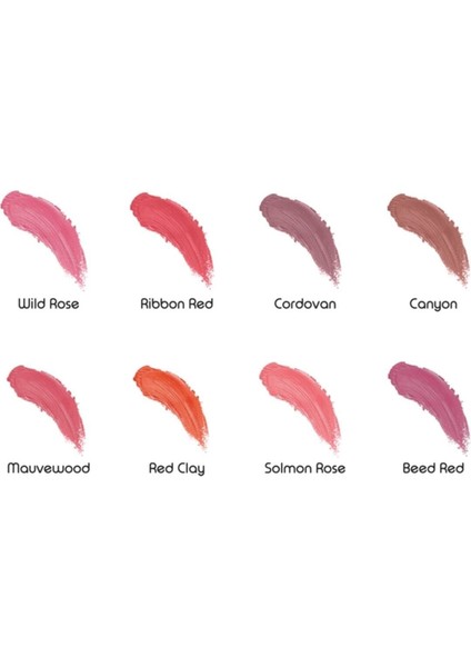 Creamy Matte Lip Gloss Cordovan - Mat Krem Dudak Parlatıcısı - No: 107 - Vegan & Temiz İçerik modelleri