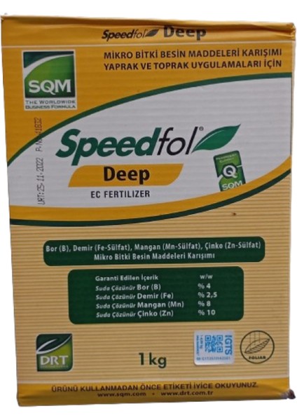 Favor Doktor Tarsa Speedfol Deep Yaprak ve Damlama Gübresi. 1kg