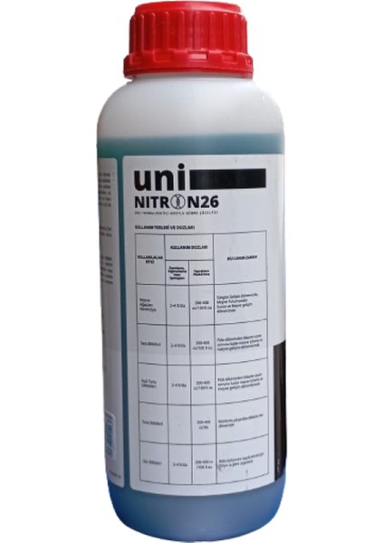Nitron 26 Gübre.yeşillendirici.1 Lt.