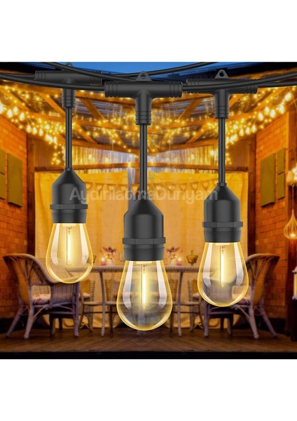 10 - 19 Watt Sarmaşık Dış Mekan Armatür CT-7070 10 Metre - 20 Duy
