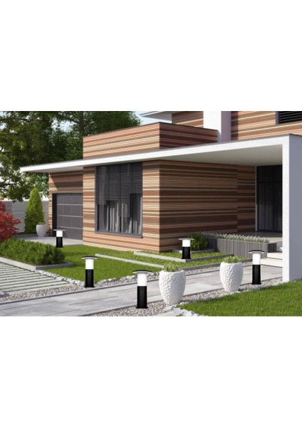 E27 Bahçe Set Üstü Armatür Mantar Uzun 41 cm Siyah IP54 Setüstü Aydınlatmalar 70 - 99 Watt fiyatları