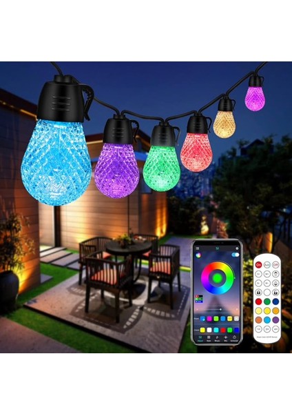 LED Aydınlatma Dış Mekan 25 LED Kristal LED Işık Su Geçirmez IP65 Aydınlatma (Bahçe, Ağaç, Veranda,