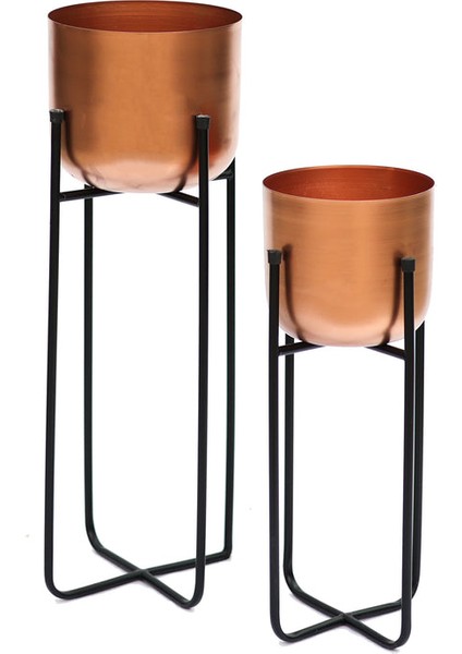 Cruz Ayaklı Metal Saksı Küçük Boy fiyatları