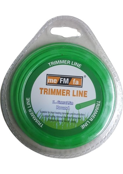 Tırpan Mısına 1.6 mm 15 M Yuvarlak-Mefa