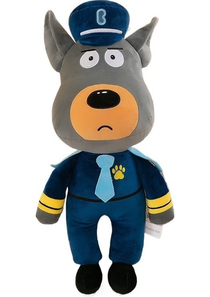Sevimli Labrador Güvenlik Şerifi Doberman Polis Peluş Oyuncak Peluş Bebek Ragdoll (Yurt Dışından)