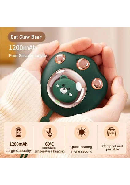 Sevimli Kedi Paw Şarj Edilebilir El Isıtıcı Dahili 1200 Mah Pil Çocuklar Yetişkinler Için Ev Kamp Ofis Okul Için Hızlı USB Isıtıcı (Yurt Dışından) fiyatları