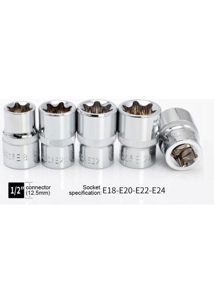 14 Parçalı E-Tipi 6 Çiçekli Soket Kafası Kombinasyon Anahtarları Daffy Zhongfei Xiaofei Araba Tamir Aletleri E4-24MM (Yurt Dışından) fiyatları