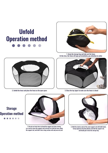 Katlanır Evcil Hayvan Muhafazası Tavşan Açık Kapalı Hamster Oyunu Egzersiz Sürünen Küçük Hayvan Çadırı (Yurt Dışından) fiyatları