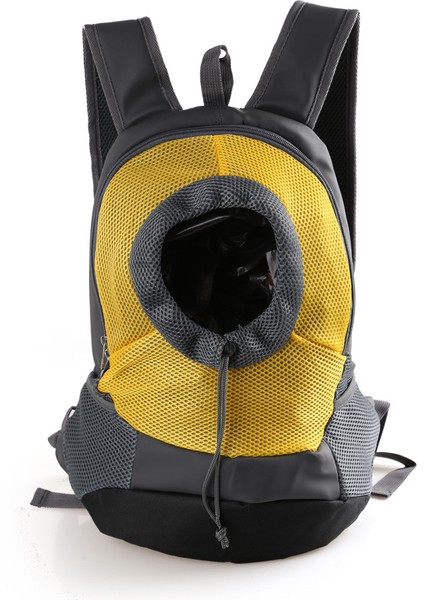 Pet Kedi ve Köpek Geri Nefes Alabilen Çanta Gezi Sırt Çantası Teddy Göğüs Çantası (Yurt Dışından)