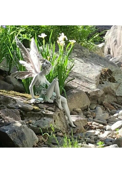 2 Büyülü Reçine Peri Bahçe Heykeli (Yurt Dışından) fırsatları