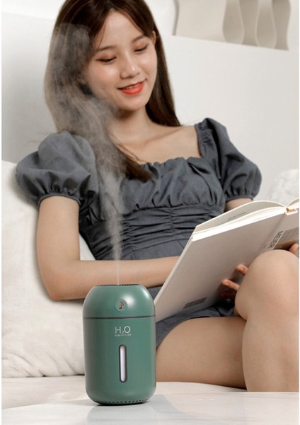 Kesoto Gece Lambası ile 500 ml Serin Sis Hava Nemlendirici Oldukça Ev Yatak Odası Masaüstü Bebek Odaları - Yeşil (Yurt Dışından) modelleri
