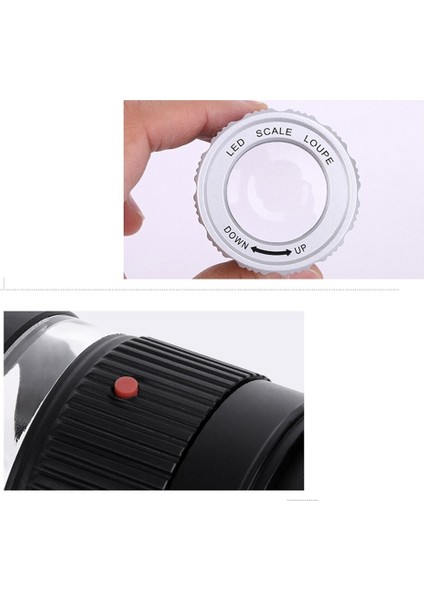30X Silindir Ölçekli Optik Cam Lens Odaklama Hd Büyüteç (Yurt Dışından) modelleri