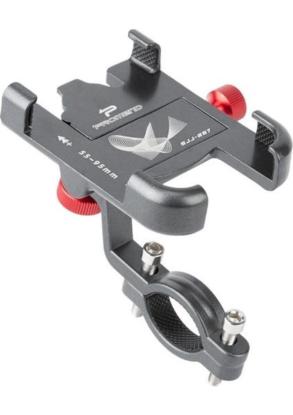 Bisiklet Motosiklet Cep Telefonu Braketi Alüminyum Alaşımlı Dönüş Ön ve Arka Ayar (Yurt Dışından)