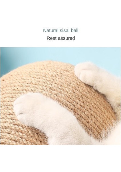 L Şeklinde Kedi Tırmalama Topu Evcil Hayvan Eğitici Oyuncak Büyük (Yurt Dışından)