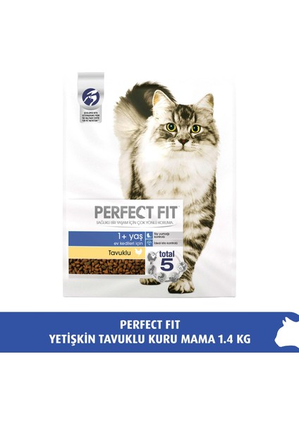 Perfect Fit Yetişkin Tavuklu Kuru Mama 1.4 KG