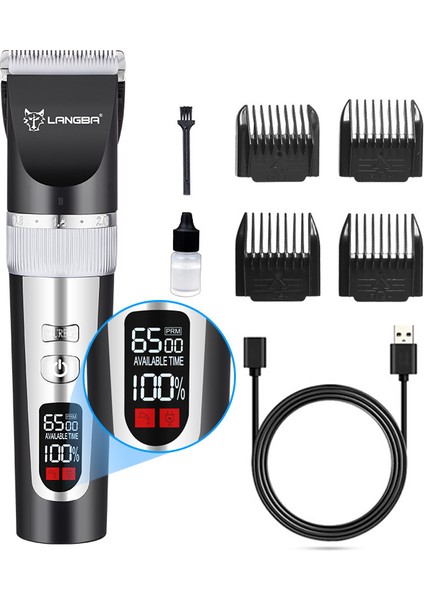 Evcil Hayvan Tıraş Makinesi Köpek Saç Kesme Makinesi Elektrikli Kesme Makinesi (Yurt Dışından)