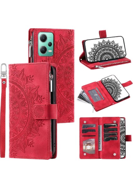 Xiaomi Poco X5 5g Alüminyum Metal Logo Yüksek Kalite Klipsiz Pu (Yurt Dışından)