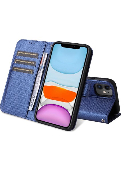 IPhone 12 Için Kılıf Mini Kapak Kart Tutucu Kickstand Manyetik Cüzdan (Yurt Dışından)
