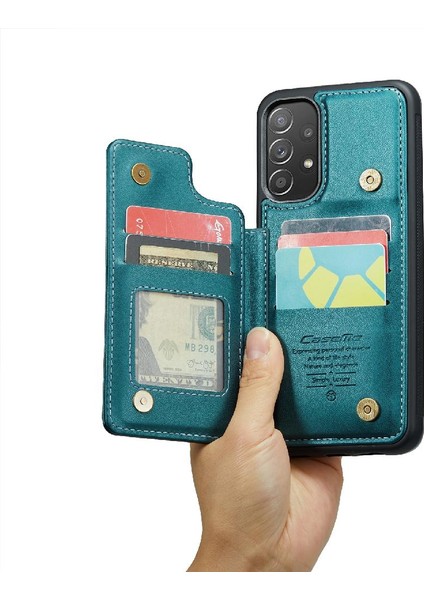 Samsung Galaxy Için Caseme Cüzdan Kılıf A52S 5g Pu Deri Ince Darbeye (Yurt Dışından)