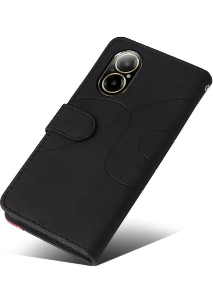 Realme C67 4g Kickstand Koruyucu Pu Deri Flip Folio Için Flip Case (Yurt Dışından) indirimleri