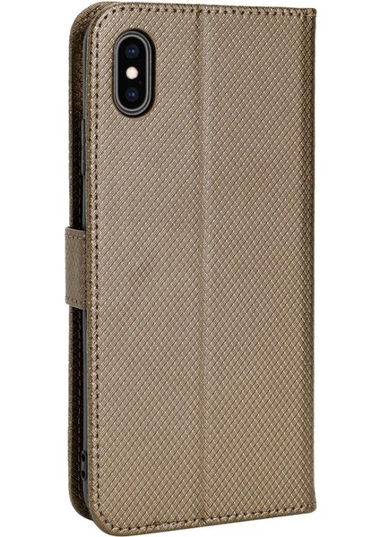 IPhone Xs Max Kapak Kickstand Manyetik Cüzdan Kart Tutucu (Yurt Dışından)