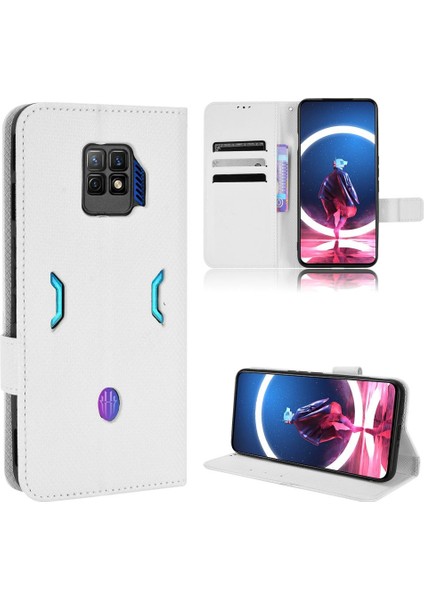 Nubia Kırmızı Sihirli 7 Pro Için Kılıf Kapak Kickstand Kart Tutucu Manyetik Cüzdan (Yurt Dışından)
