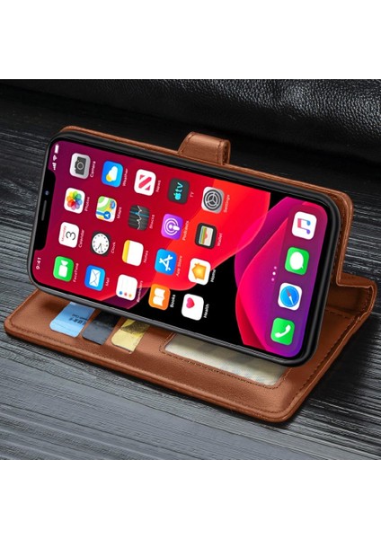 IPhone 11 Için Kılıf Pro Max Zarif Iş Cüzdan Fonksiyonu Deri (Yurt Dışından)