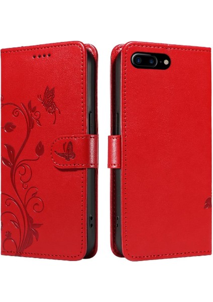 IPhone 6 Için Kılıf Artı/6s Artı Yüksek Kaliteli Deri Kabartmalı Kelebek (Yurt Dışından)