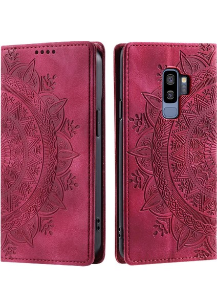 Samsung Galaxy S9 Artı Tam Koruma Pu Deri Yan Toka (Yurt Dışından)