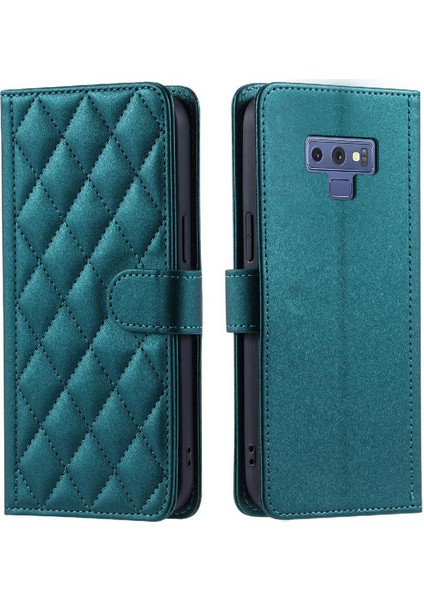 Samsung Galaxy Not 9 Için Telefon Kılıfı El Kayışı Manyetik Flip Folio Kart (Yurt Dışından)