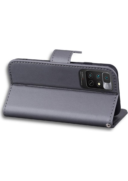 Xiaomi Redmi Not 11 Için Flip Case 4g Darbeye Deri Kılıf Basit Flip (Yurt Dışından)