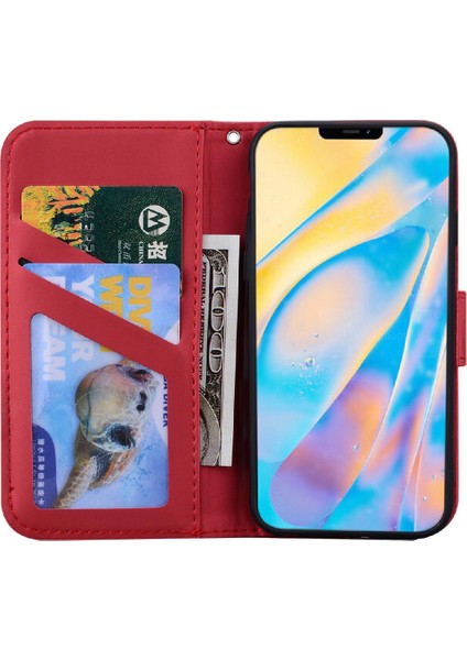 Iphone 12 Mini Flip Kapak Için Flip Case Basit Iş Darbeye Cüzdan (Yurt Dışından)