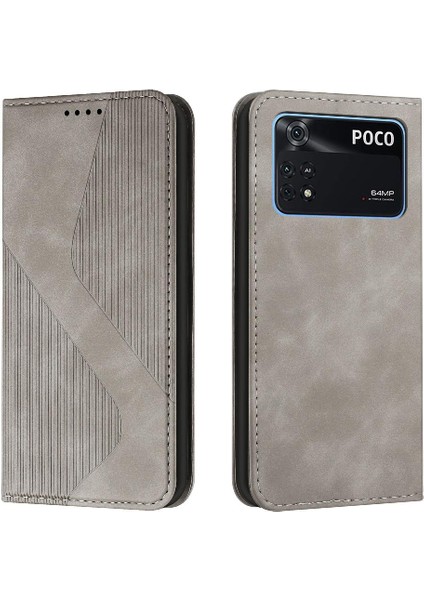Xiaomi Poco M4 Pro 4g Pu Deri Cüzdan Kickstand Folio Flip Kart (Yurt Dışından)