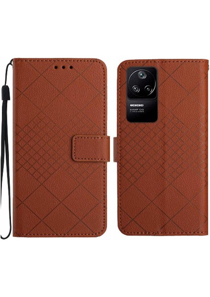 Xiaomi Poco F4 Için Flip Case 5g Elmas Kabartmalı Kart Yuvası Standı Manyetik (Yurt Dışından)