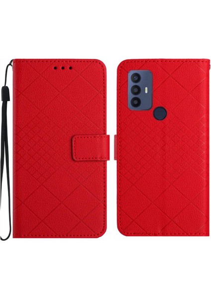 El Kayışı Kart Yuvası Standı ile Tcl 30 Se Cüzdan Pu Deri Için Flip Case (Yurt Dışından)
