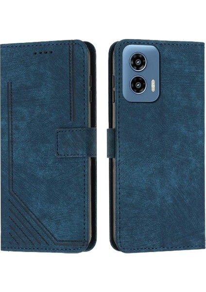 Motorola Moto G 5g 2024 Darbeye Kapak Kapak Yan Toka Pu (Yurt Dışından)