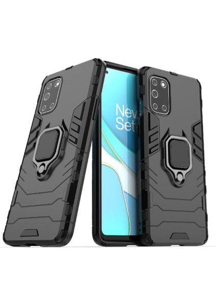 Oneplus 8t Kickstand Için Kılıf 360 &deg; Dönen Halka Askeri Damla Koruma (Yurt Dışından)