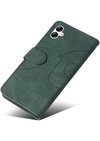 Samsung Galaxy A05 Kickstand Koruyucu Kart Yuvası Standı Pu (Yurt Dışından) fırsatları